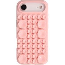 Coque iPhone Air - Murale ventouse pastel avec fixation sur surfaces - Rose
