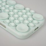 Coque iPhone Air - Murale ventouse pastel avec fixation sur surfaces - Vert menthe