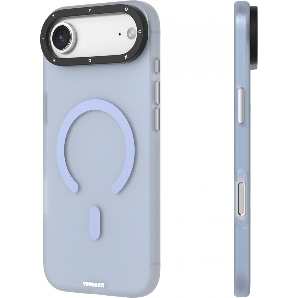 Coque iPhone Air - Youngkit Hidden Sand MagSafe - Bleu