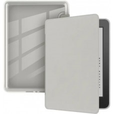 Kindle Paperwhite 2024 (12e génération) Case Hülle - Ultra-transparente Acryl- und TPU-Hülle mit Stosschutz und Standby / Weckfunktion - Grau