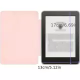 Kindle Paperwhite 2024 (12e génération) Case Hülle - Ultra-transparente Acryl- und TPU-Hülle mit Stosschutz und Standby / Weckfunktion - Schwarz