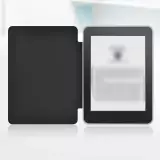 Kindle Paperwhite 2024 (12e génération) Case Hülle - Ultra-transparente Acryl- und TPU-Hülle mit Stosschutz und Standby / Weckfunktion - Schwarz