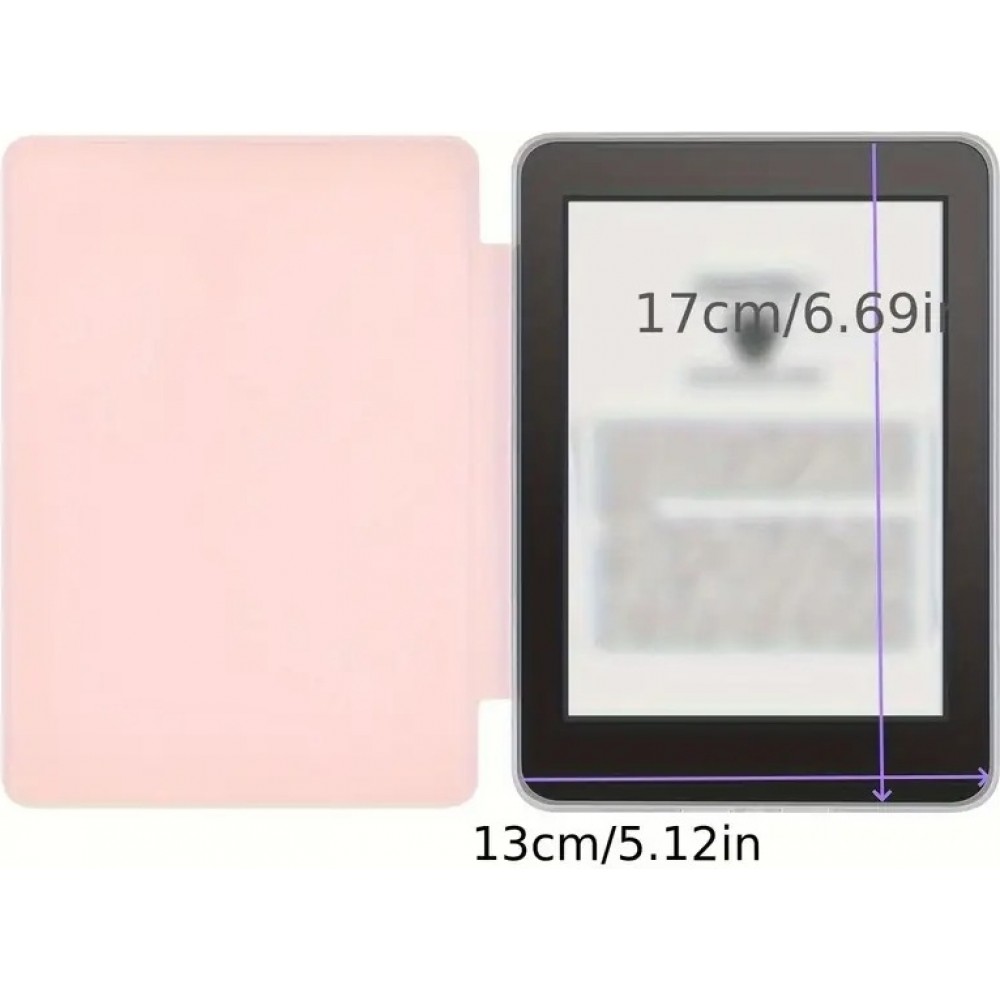 Coque Kindle Paperwhite 2024 (12e génération) - Ultra-transparent protection acrylique et TPU antichoc avec fonction veille / réveil - Vert