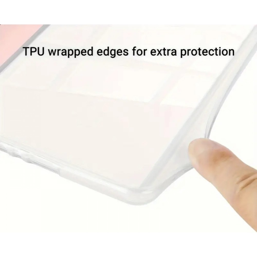 Coque Kindle Paperwhite 2024 (12e génération) - Ultra-transparent protection acrylique et TPU antichoc avec fonction veille / réveil - Vert
