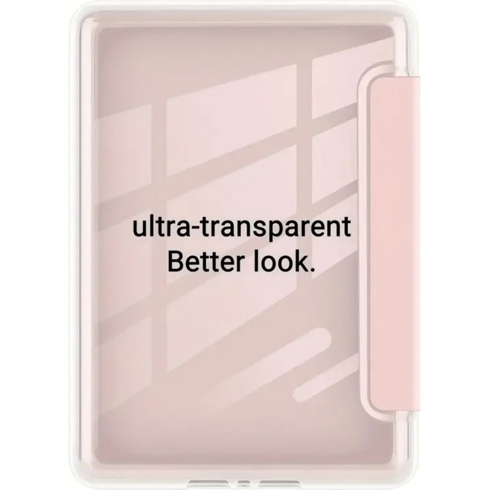 Coque Kindle Paperwhite 2024 (12e génération) - Ultra-transparent protection acrylique et TPU antichoc avec fonction veille / réveil - Vert