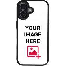 Personalisierte Hülle mit schwarzen Silikonrändern - iPhone 17