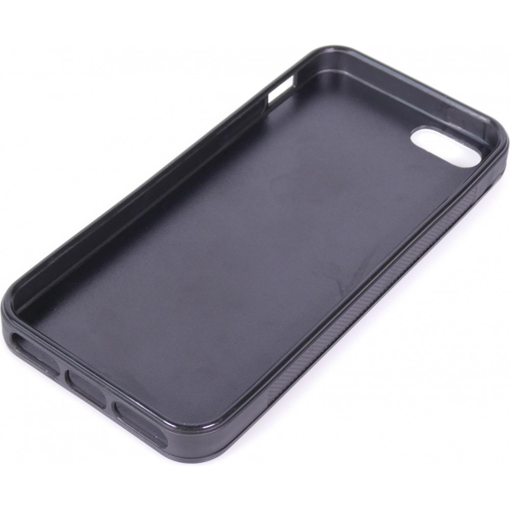 Coque personnalisée avec bords en silicone noir - iPhone 5