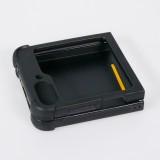 Coque personnalisée en silicone rigide noir - Galaxy Z Flip6