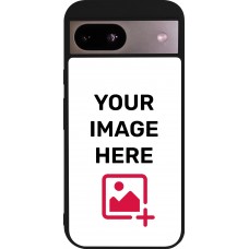 Coque personnalisée en silicone rigide noir - Google Pixel 8a