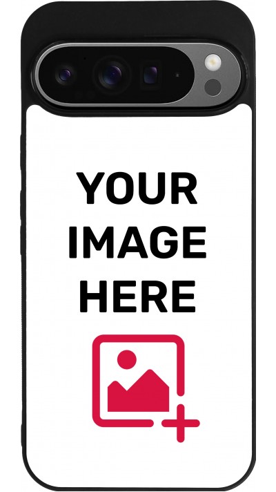 Coque personnalisée en silicone rigide noir - Google Pixel 9 Pro XL