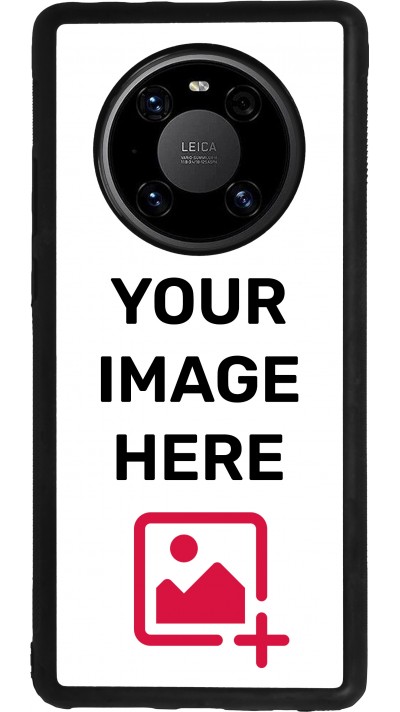 Coque personnalisée en silicone rigide noir - Huawei Mate 40 Pro