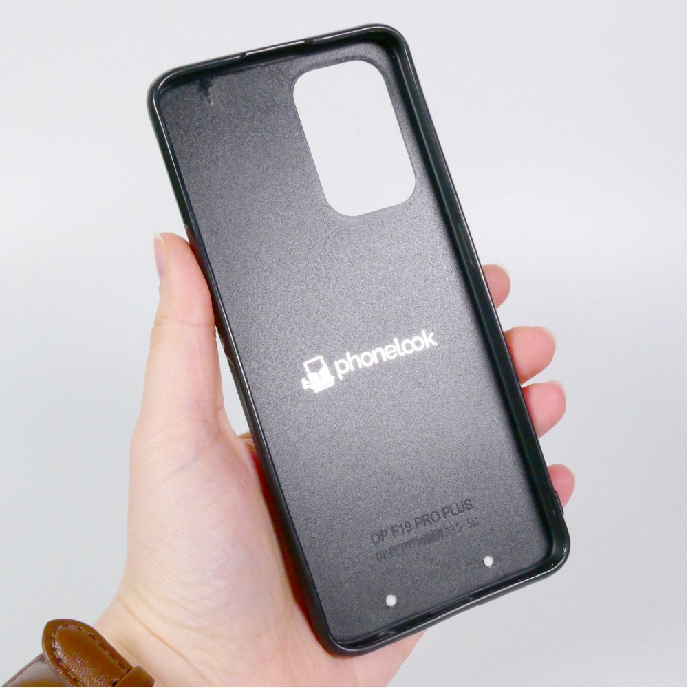 Custom Hülle Silikon schwarz - OPPO F19 Pro+