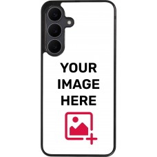 Coque personnalisée en silicone rigide noir - Samsung Galaxy S25 FE