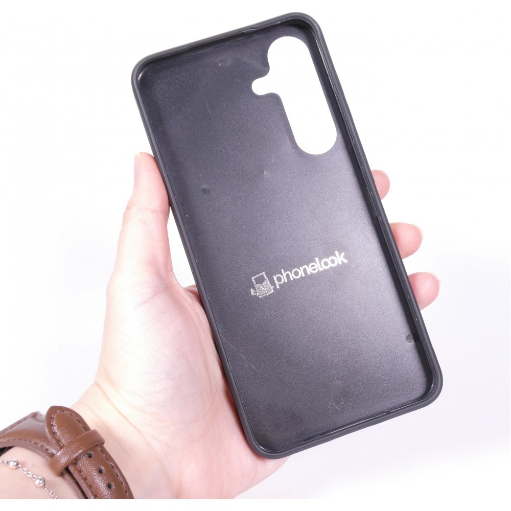 Coque personnalisée en silicone rigide noir - Samsung Galaxy S25 FE