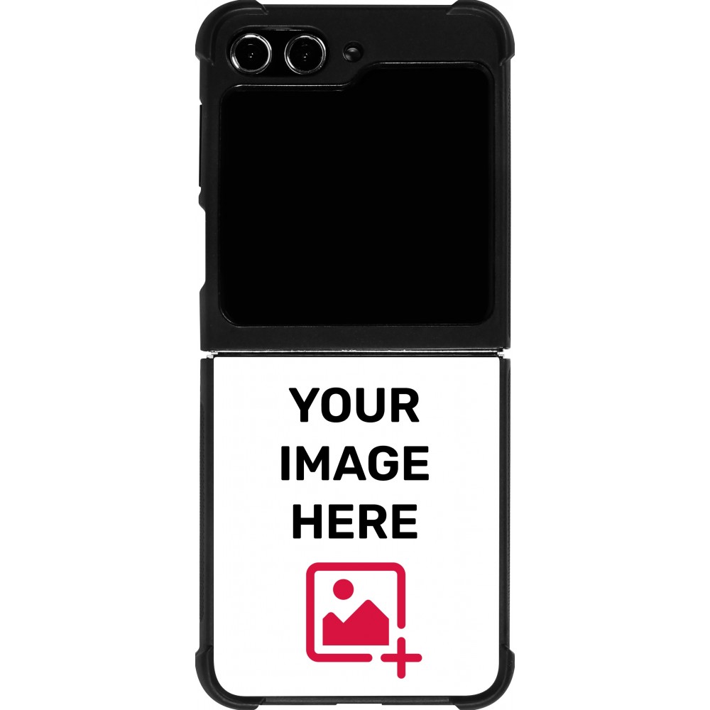 Coque personnalisée en Silicone rigide noir - Samsung Galaxy Z Flip5