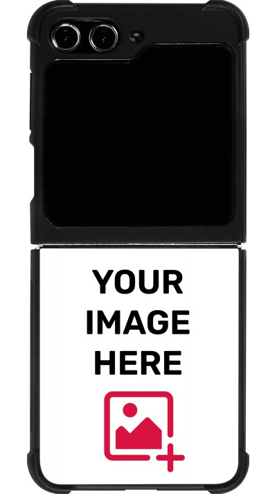 Coque personnalisée en Silicone rigide noir - Samsung Galaxy Z Flip5