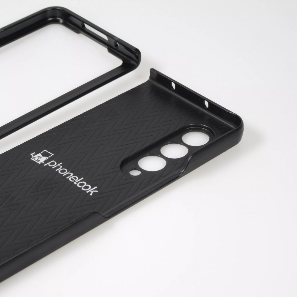 Coque personnalisée en silicone rigide noir - Samsung Galaxy Z Fold3 5G