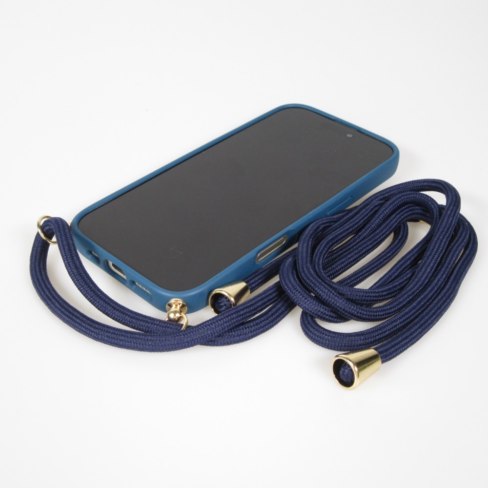 Coque Samsung Galaxy S26 - Bio Eco-Friendly nature avec cordon collier - Bleu