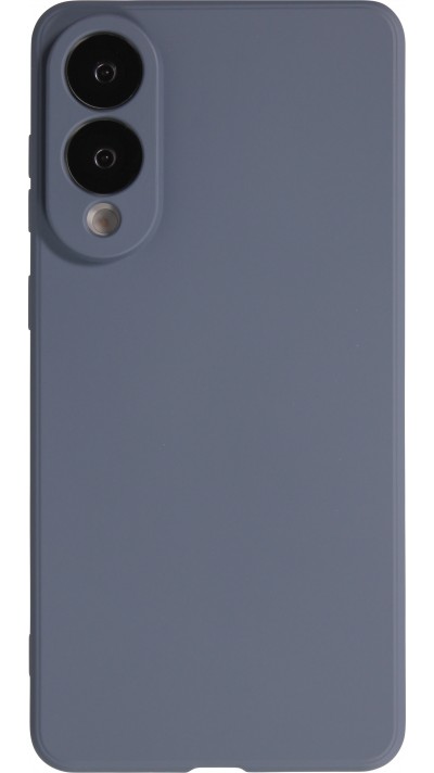 Samsung Galaxy S25 Edge Case Hülle - Silikon soft touch - Grau