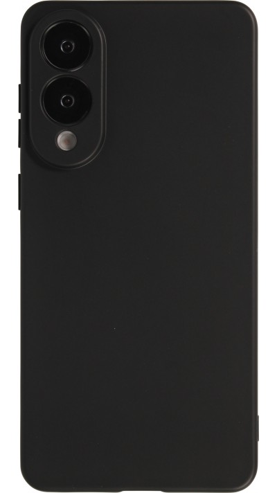 Samsung Galaxy S25 Edge Case Hülle - Silikon soft touch - Schwarz