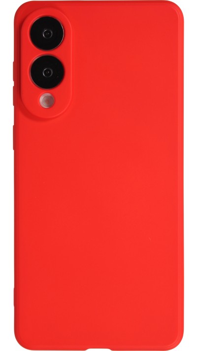 Samsung Galaxy S25 Edge Case Hülle - Silikon soft touch - Rot