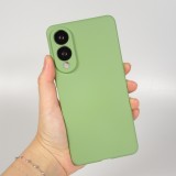 Coque Samsung Galaxy S25 Edge - Gel soft touch - Vert