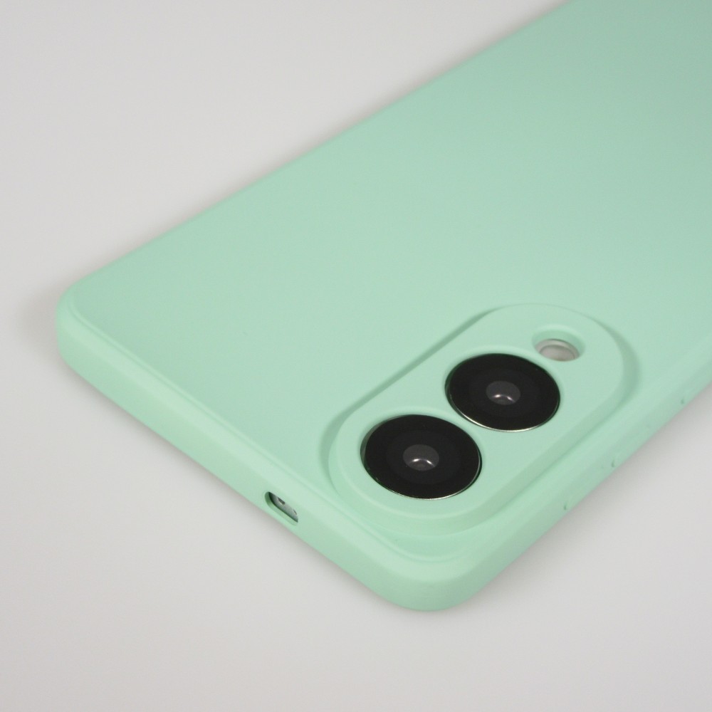 Coque Samsung Galaxy S25 Edge - Gel soft touch - Vert menthe