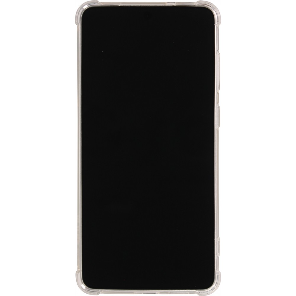 Coque Samsung Galaxy S25 Edge - Gel Transparent Silicone Bumper anti-choc avec protections de coins et caméra
