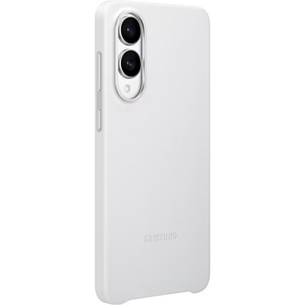 Coque Samsung Galaxy S25 Edge - Premium en cuir vegan Backcover KindSuit - Gris clair