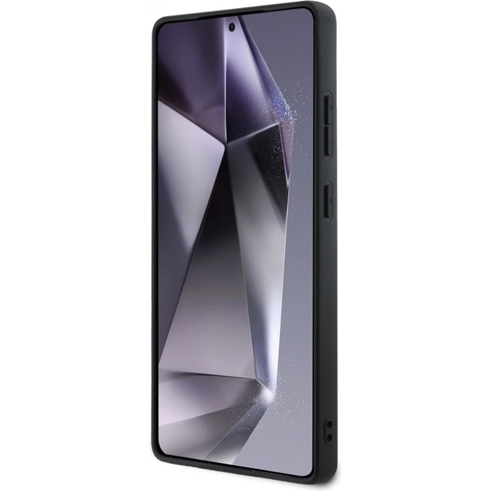 Coque Samsung Galaxy S25 Ultra - BMW Oversized rayures compatible MagSafe en cuir - Noir