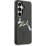Galaxy S26 Case H&uuml;lle - Karl Lagerfeld IML KC Script MagSafe H&uuml;lle Elegant - Schwarz