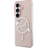 Galaxy S26 Case H&uuml;lle - Karl Lagerfeld IML KC Script MagSafe H&uuml;lle Elegant - Rosa