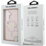 Galaxy S26 Case H&uuml;lle - Karl Lagerfeld IML KC Script MagSafe H&uuml;lle Elegant - Rosa