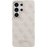 Coque Samsung Galaxy S26 Ultra - Guess 4G Script MagSafe Magnetic protection &eacute;l&eacute;gante - Rose