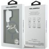 Coque Samsung Galaxy S26 Ultra - Karl Lagerfeld IML KC Script MagSafe protection &eacute;l&eacute;gante - Noir