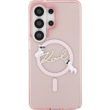 Galaxy S26 Ultra Case H&uuml;lle - Karl Lagerfeld IML KC Script MagSafe H&uuml;lle Elegant - Rosa