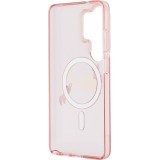 Galaxy S26 Ultra Case H&uuml;lle - Karl Lagerfeld IML KC Script MagSafe H&uuml;lle Elegant - Rosa