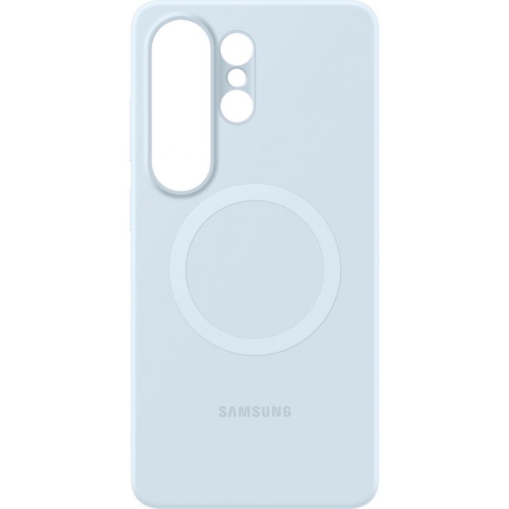 Coque Samsung Galaxy S26 Ultra - Silicone Magnet Case protection légère et durable - Bleu clair