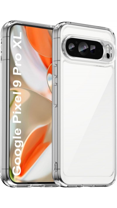 Samsung Google Pixel 9 Pro XL Case Hülle - Gummi Transparent Silikon Gel flexibel - Transparent