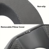 Coussin de massage facial en U pour massaget et relaxation tête cervicale - Gris