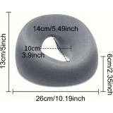 Coussin de massage facial en U pour massaget et relaxation tête cervicale - Gris