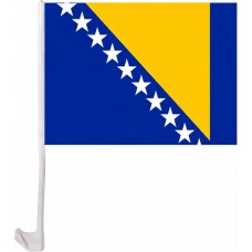 Bosnien-Herzegowina Autoflagge mit Clip für Autoscheibe Fan-Zubehör