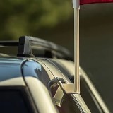 Drapeau Portugal avec clip pour vitre de voiture accessoire supporter