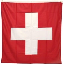 Schweizer Flagge / Drapeau Suisse (152.4 x 152.4 cm) - Rot