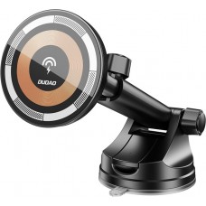 Dudao F12MAX+ support de t&eacute;l&eacute;phone avec chargeur sans fil 15W compatible MagSafe - Noir