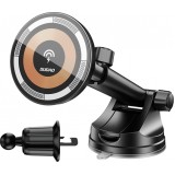 Dudao F12MAX+ support de t&eacute;l&eacute;phone avec chargeur sans fil 15W compatible MagSafe - Noir