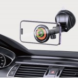 Dudao F12MAX+ support de t&eacute;l&eacute;phone avec chargeur sans fil 15W compatible MagSafe - Noir