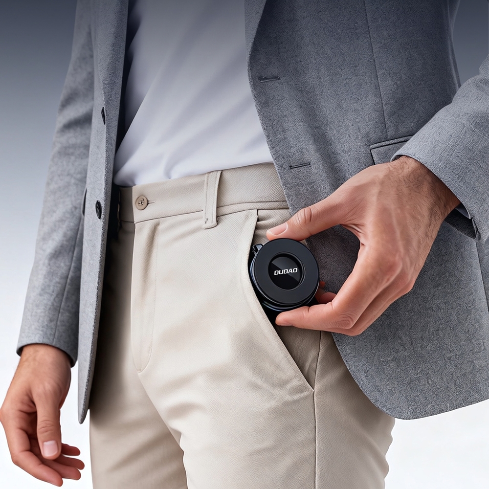 Dudao F24PRO support de voiture MagSafe avec ventouse pour pare-brise ou tableau de bord - Noir