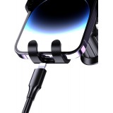 Dudao F5N+ support de t&eacute;l&eacute;phone pour voiture avec ventouse pour pare-brise ou tableau de bord - Noir