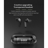 &Eacute;couteurs Bluetooth F80 Q26 Pro TWS avec &eacute;cran LED autonomie longue pour sport et jeu - Vert